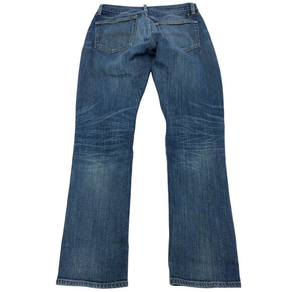 Lucky Brand Jeans Mens 31 x 32 Blue 121 Slim Distressed Denim Cotton - Picture 2 of 9